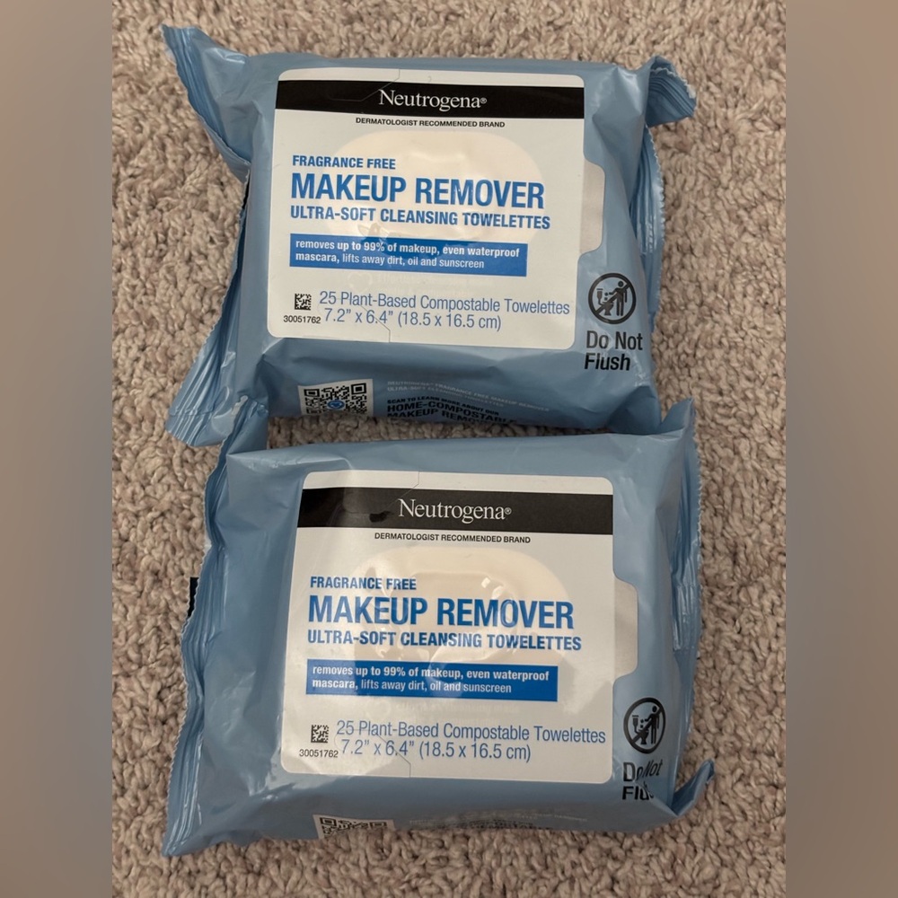Neutrogena Makeup Remover Cleansing Towelettes Set of 2